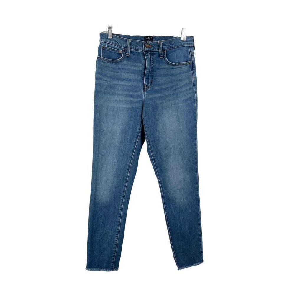 J. Crew‎ 10" high-rise skinny jeans in all-day stretch Size 28 blue